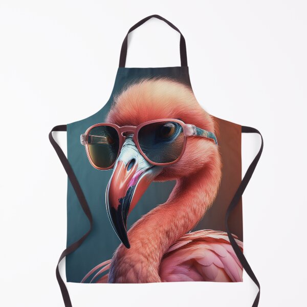 Aperçu de l'œuvre N'oubliez pas vos lunettes - Flamingo Glow Tropical Style 2 créée et vendue par Becky-Poppins.