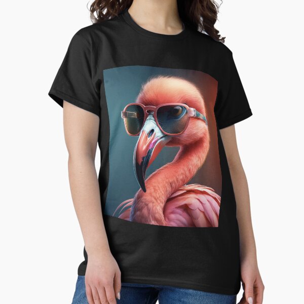 Item preview, Don't Forget Your Glasses - Flamingo Glow Tropical Style 2 designed and sold by Becky-Poppins.