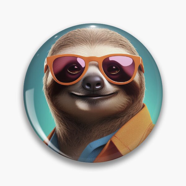 Item preview, Don't Forget Your Glasses - Sloth Mode Street Lounge designed and sold by Becky-Poppins.