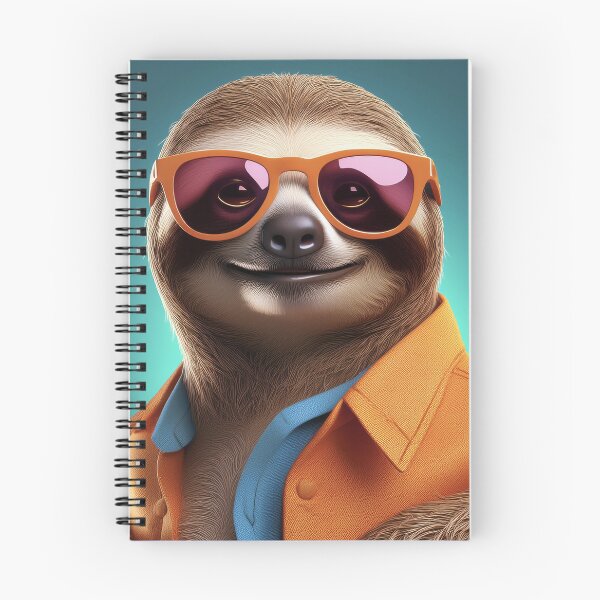 Item preview, Don't Forget Your Glasses - Sloth Mode Street Lounge designed and sold by Becky-Poppins.