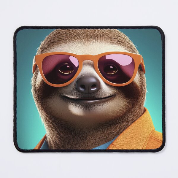 Item preview, Don't Forget Your Glasses - Sloth Mode Street Lounge designed and sold by Becky-Poppins.