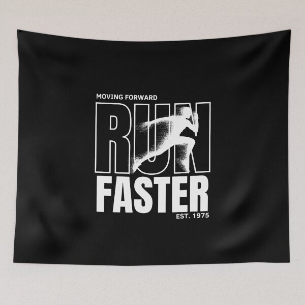 Item preview, RUN FASTER – Bold Motivational Running Design designed and sold by MP-GRAPHIXS.