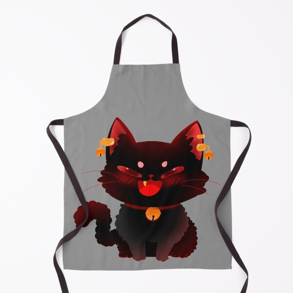Item preview, Cute Spooky Black Cat with Bells designed and sold by Lil’ Ember Eyes.