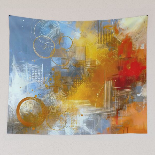 Item preview, Chromatic Skyline: Pulse of Urban Abstraction designed and sold by AD-Digital-Art.