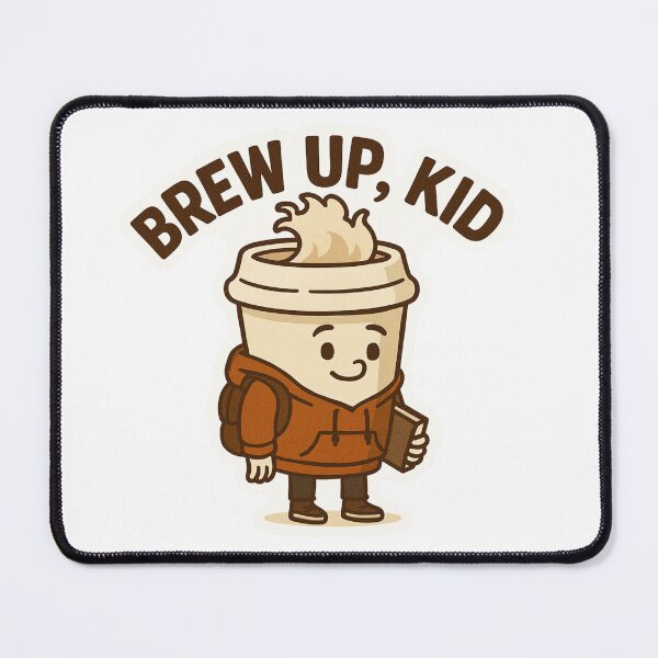 Item preview, Brew Up Kid – no background designed and sold by Felt & Spoken.