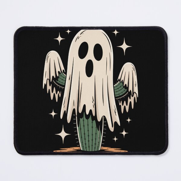 Item preview, Cactus Halloween Ghost Cute Succulent Lovers designed and sold by blueyeeti.