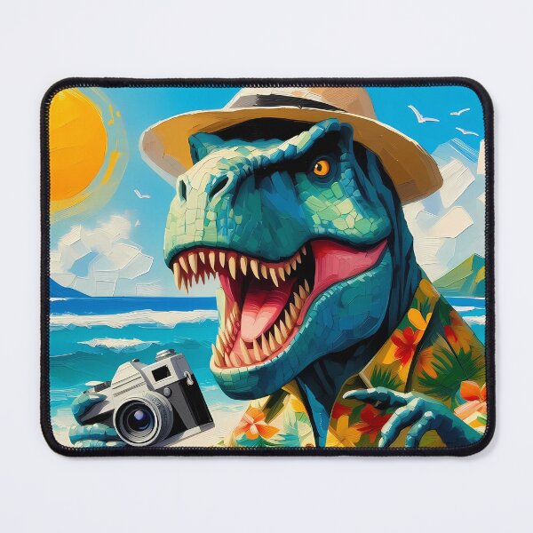 Item preview, Tourist T-Rex: King of the Tropics designed and sold by TrexAmbassador.