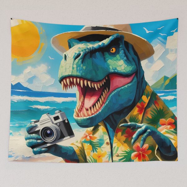 Item preview, Tourist T-Rex: King of the Tropics designed and sold by TrexAmbassador.