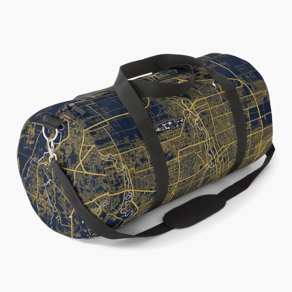 Item preview, Medan City Map of North Sumatra, Indonesia - Gold Art Deco designed and sold by deMAP.