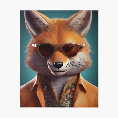 Artikel-Vorschau von Vergiss deine Brille nicht - Fox Fresh Street Chic, designt und verkauft von Becky-Poppins.