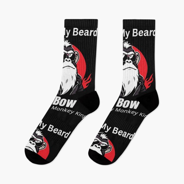 Item preview, Touch My Beard and Bow to the Pretty Monkey King designed and sold by pawsome purrfect.