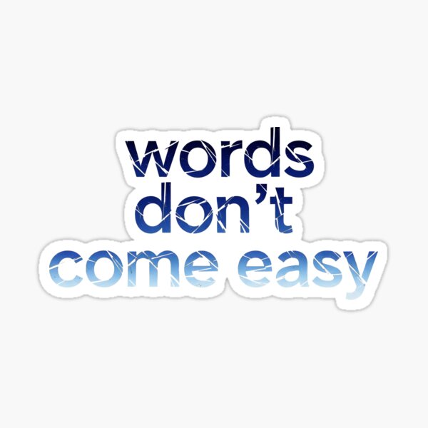 Item preview, When words fail designed and sold by Majorprint.