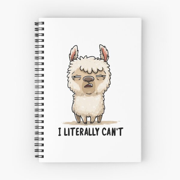 Item preview, Funny Meme - I Literally Can't - Exasperated Llama Mood designed and sold by hamishby.