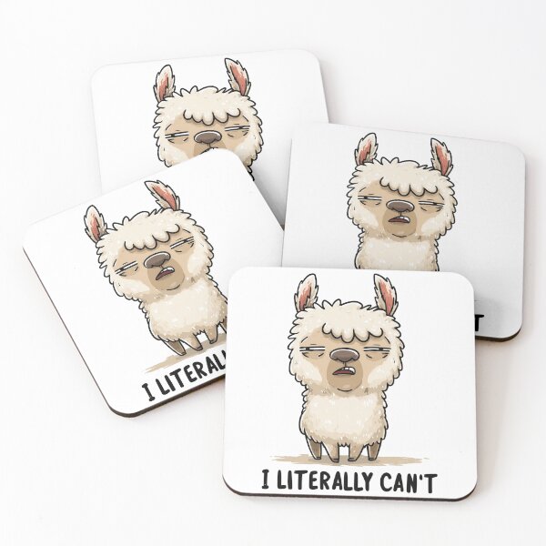 Item preview, Funny Meme - I Literally Can't - Exasperated Llama Mood designed and sold by hamishby.