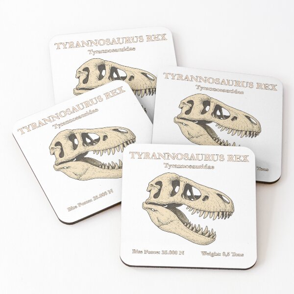 Item preview, Tyrannosaurus Rex – Vintage Dinosaur Skull Illustration designed and sold by SlatoMato.