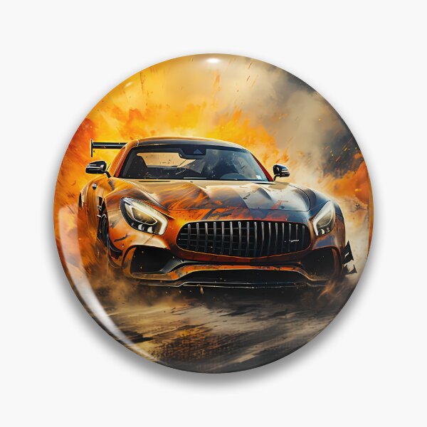 Item preview, Explosive Track Car Powers in Intense Blaze designed and sold by RevUpDesign.