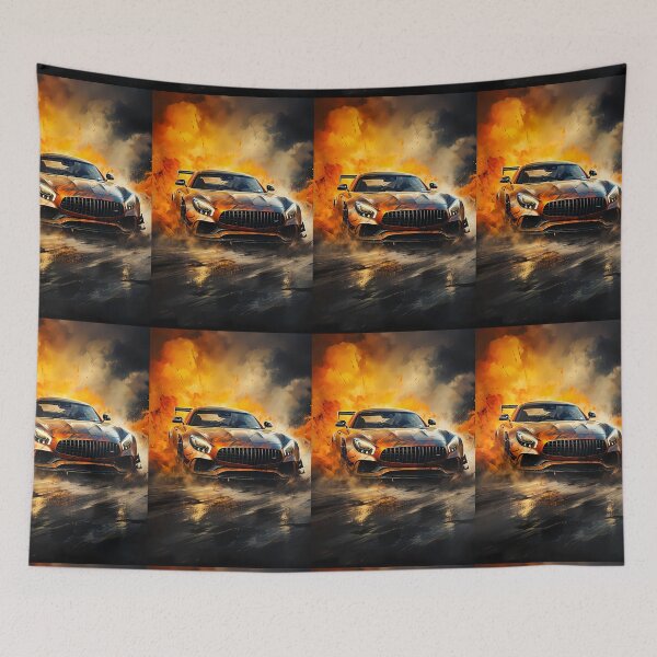 Item preview, Explosive Track Car Powers in Intense Blaze designed and sold by RevUpDesign.