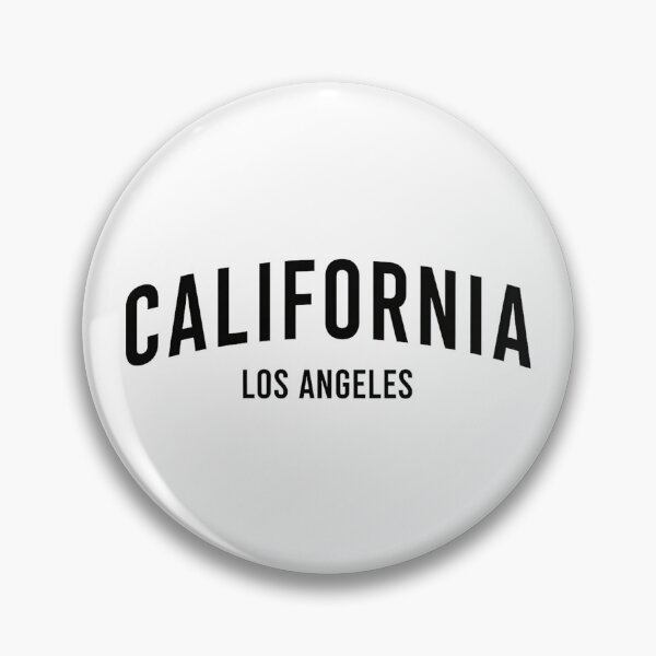 Item preview, California Los Angeles Arched Text Shirt – Minimal Retro Design designed and sold by TATAKRUB.