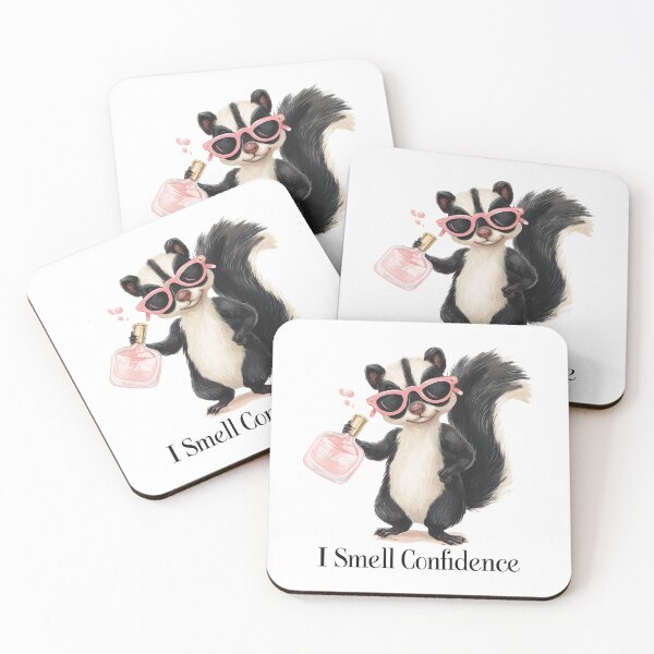 Item preview, Funny Meme - I Smell Confidence - Glam Skunk with Perfume designed and sold by hamishby.