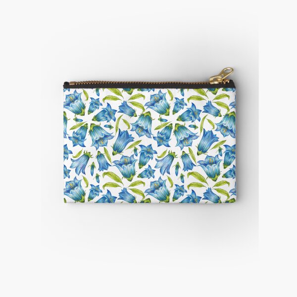 Item preview, Blue Bellflowers Pattern designed and sold by AlisaArtDecor.