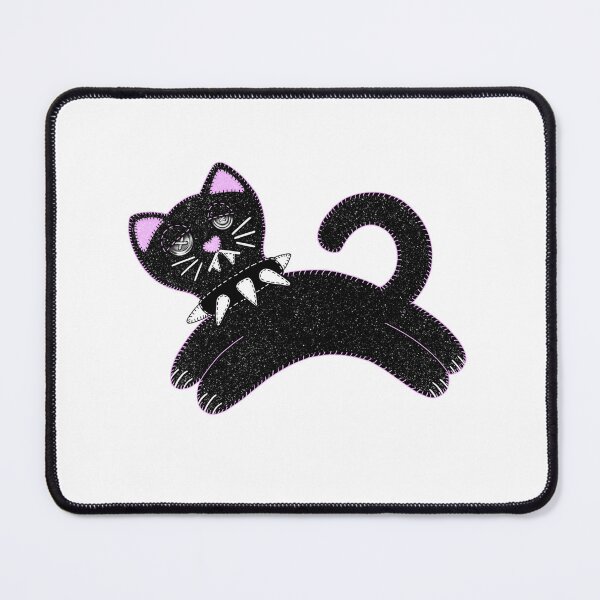 Item preview, Black Cat Stitched Embroidery  designed and sold by creamings0da.