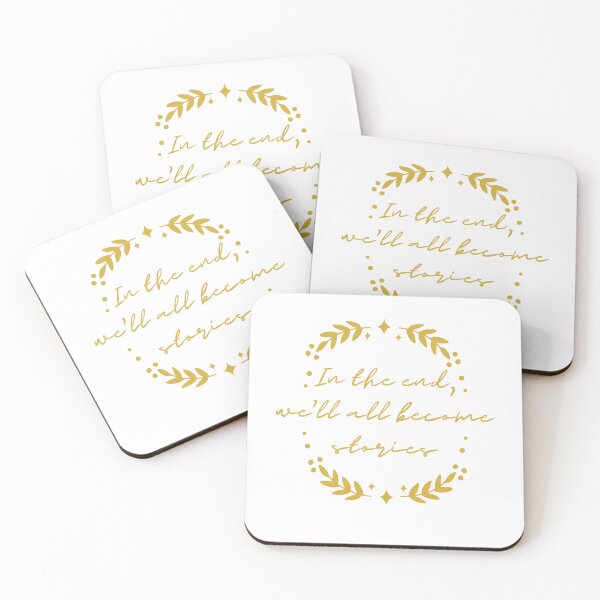 Item preview, We'll Become Stories - Margaret Atwood - Quote designed and sold by MadeinAugust13.