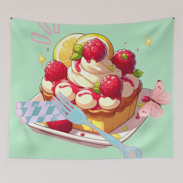 Item preview, Anime Cake – Colorful Kawaii Dessert | Cute Manga Style Food designed and sold by Sugar Wisdom .