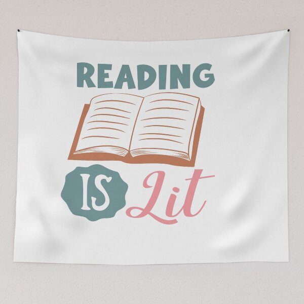 Item preview, Reading Is Lit – Trendy Book Lover Quote designed and sold by artcultreone.