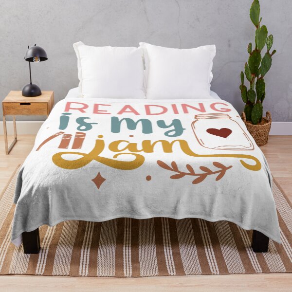 Item preview, Reading Is My Jam – Fun Book Lover Quote designed and sold by artcultreone.
