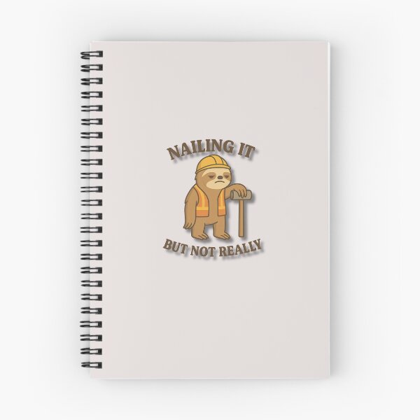 Item preview, Nailing It But Not Really – Funny Sloth Construction Worker Design designed and sold by konthai.familyart.