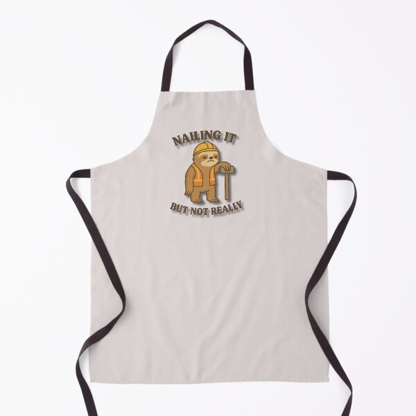 Item preview, Nailing It But Not Really – Funny Sloth Construction Worker Design designed and sold by konthai.familyart.