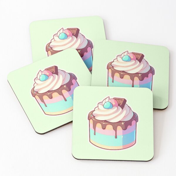 Item preview, Anime Cake – Colorful Kawaii Dessert | Cute Manga Style Food designed and sold by Sugar Wisdom .