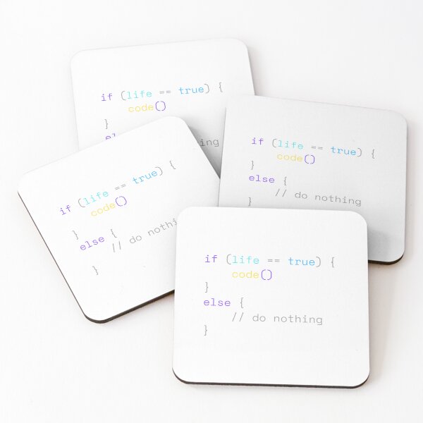 Item preview, If Life is True: Funny Programmer Code T-Shirt designed and sold by thecodingcorner.
