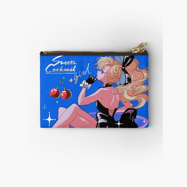 Item preview, cherry girl neon blue designed and sold by forestgrump.