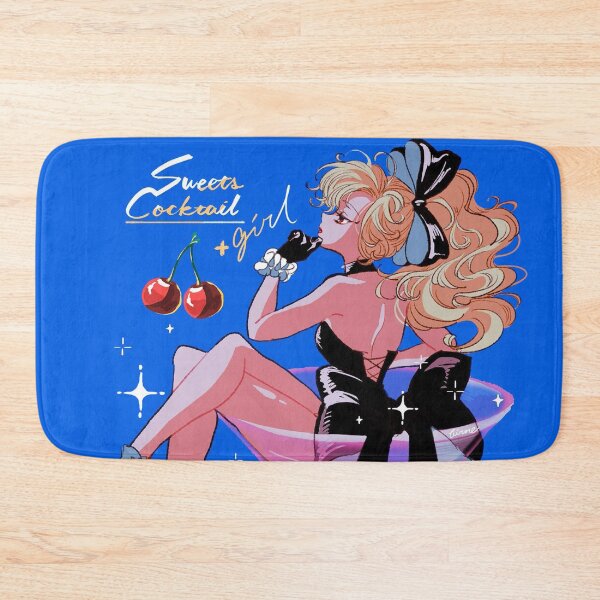 Item preview, cherry girl neon blue designed and sold by forestgrump.