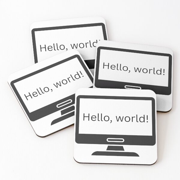 Item preview, Hello, World! Classic Programmer Design designed and sold by thecodingcorner.