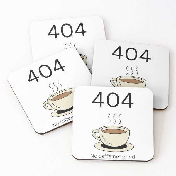 Item preview, 404 No caffeine found programming T Shirt designed and sold by thecodingcorner.