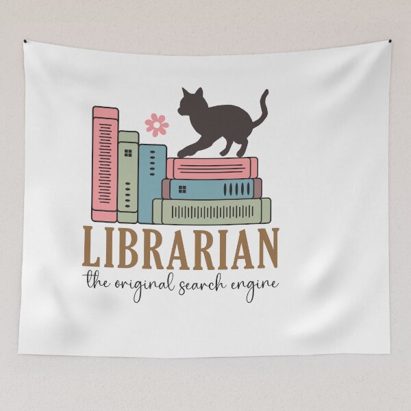 Item preview, Librarian – The Original Search Engine – Funny Library Quote designed and sold by artcultreone.