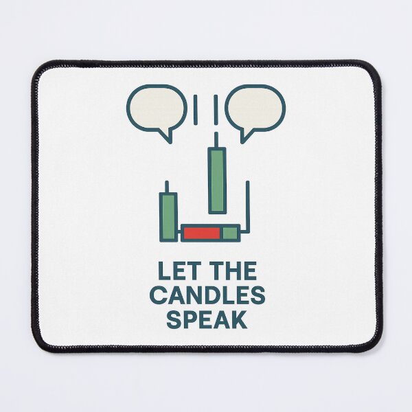 Item preview, Let the Candles Speak – Price Action Trading Minimalist Design designed and sold by NovaMoodCo.