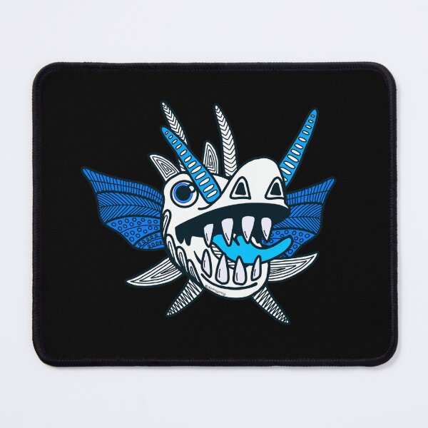 Item preview, Blue devil panamanian mask sticker designed and sold by DesignPMG.