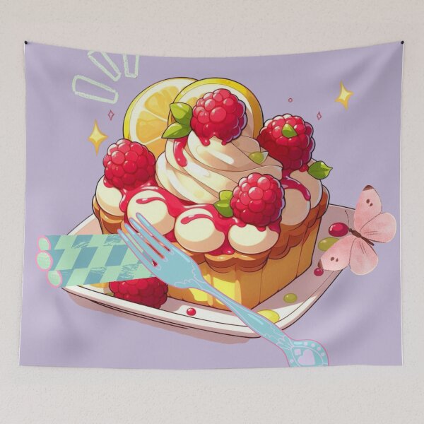 Item preview, Anime Cake – Colorful Kawaii Dessert | Cute Manga Style Food designed and sold by Sugar Wisdom .