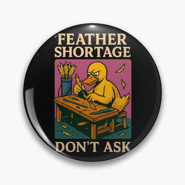 Item preview, Feather Shortage Duck T-Shirt – Don’t Ask Funny RPG Designd designed and sold by TeeTimeTreasure.