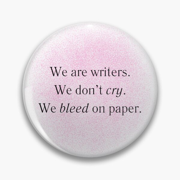 Item preview, About Writing - Quote designed and sold by MadeinAugust13.