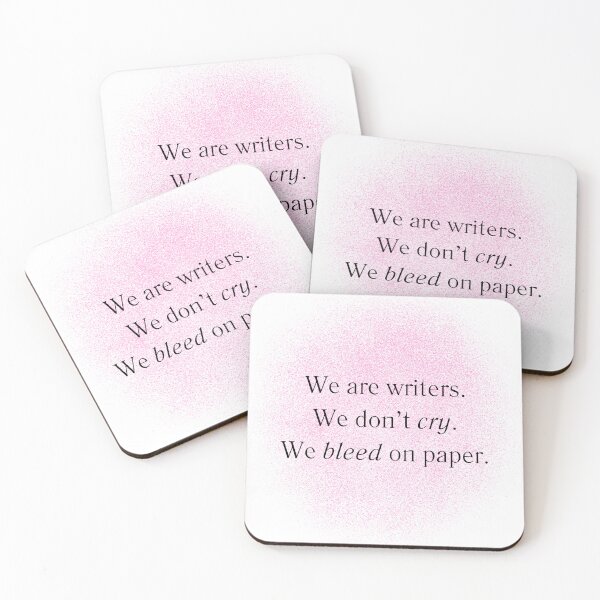 Item preview, About Writing - Quote designed and sold by MadeinAugust13.