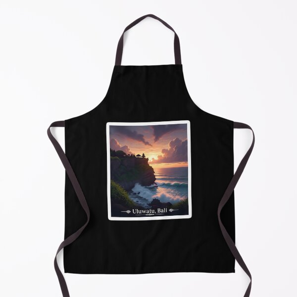 Item preview, Uluwatu Temple Sunset: A Majestic and Atmospheric Bali Painting designed and sold by Digital Dreams Arts.