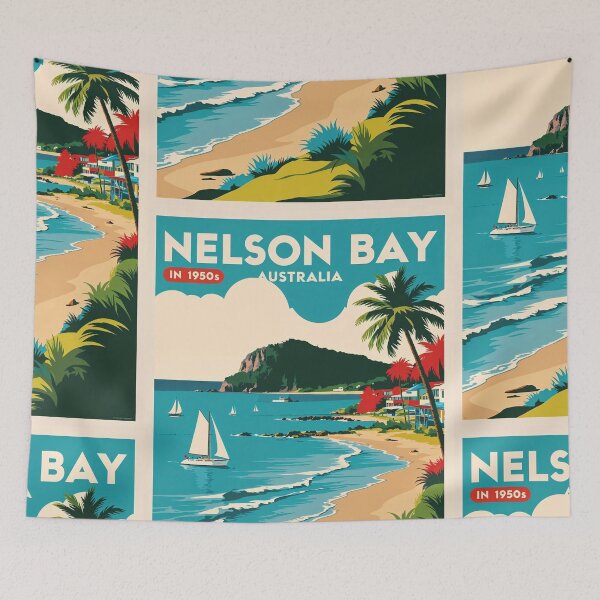 Item preview, Nelson Bay Australia Vintage Travel Tourism designed and sold by TravelersGems.