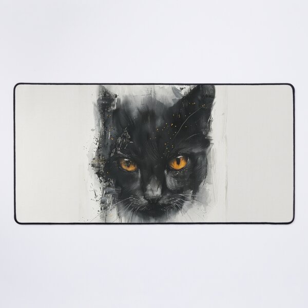 Item preview, Black Cat Watcher in the Shadows designed and sold by Bambooartist.