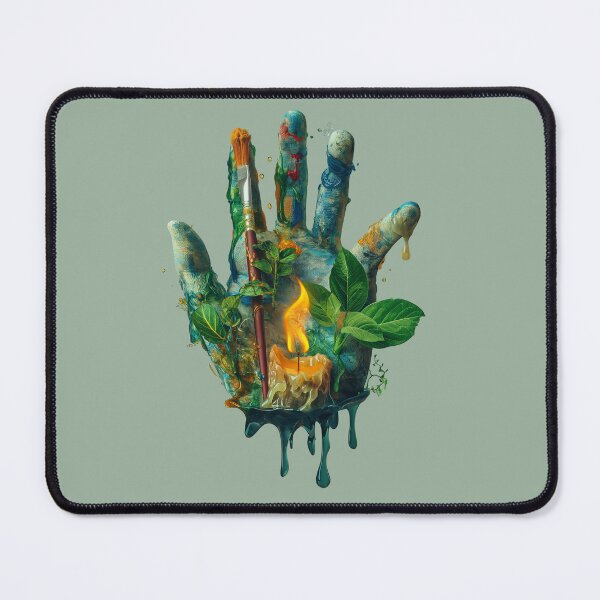 Item preview, Hand of Creation Nature and Flame designed and sold by Bambooartist.