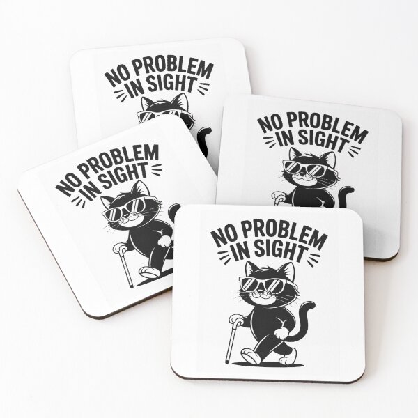 Item preview, Cool Cat with Cane – “No Problem in Sight” designed and sold by RAKO13.