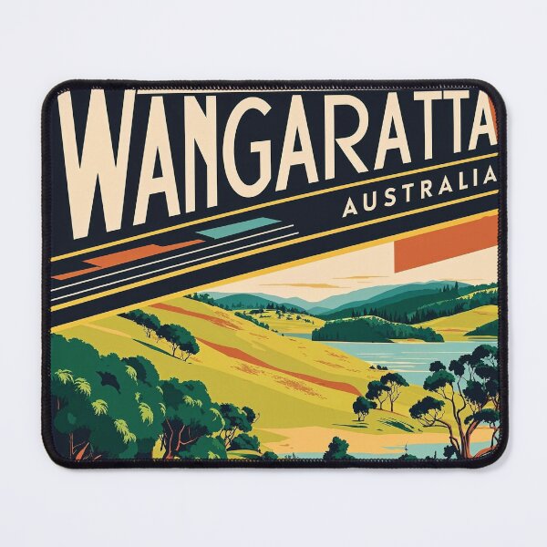 Item preview, Wangaratta Australia Vintage Travel Tourism designed and sold by TravelersGems.